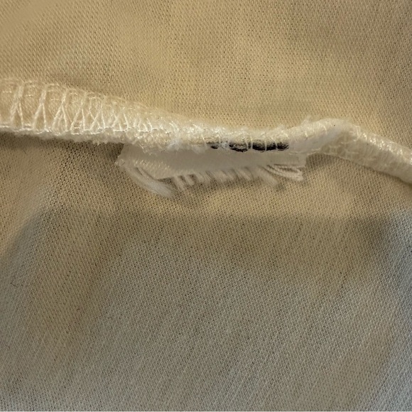 Jacob Off-White Blouse Elegant Top Horizontal Pleats Cowl Neck Top Mini … - Picture 11 of 11